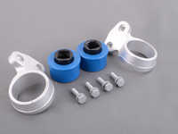 Turner Motorsport Polyurethane Front Control Arm Bushings - 80A - Pre-Installed In Brackets