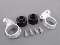 Turner Motorsport Polyurethane Front Control Arm Bushings - 95A - Pre-Installed In Brackets