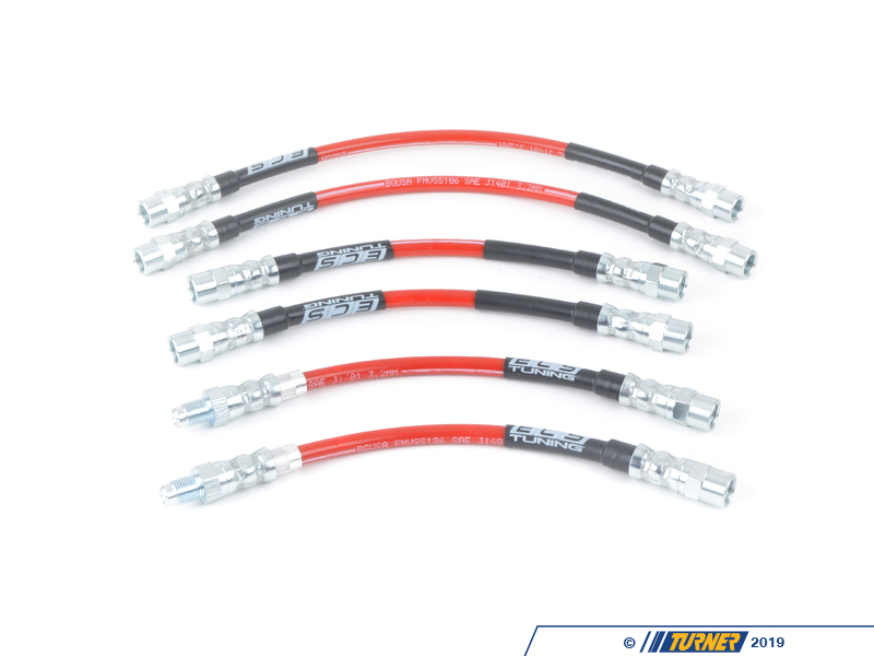 000021ECSKT ECS Tuning ExactFit Stainless Steel Brake Lines (Full